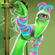Helix emerges from his tube, driven by two emotions: rampant curiosity and an insatiable penchant for punching.
